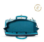 Birkin 25 Bleu Paon Alligator Gold Hardware Handbags