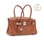 Birkin JPG Shoulder 29 Gold Evercolor Palladium handbags