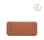 Birkin JPG Shoulder 29 Gold Evercolor Palladium handbags