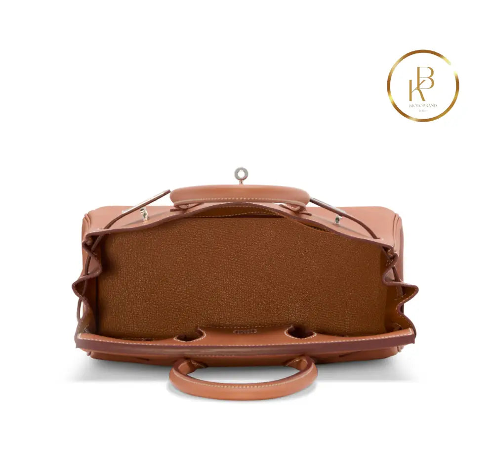 Birkin JPG Shoulder 29 Gold Evercolor Palladium handbags