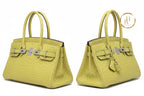 Birkin JPG Shoulder 42 I Vert Anis Ostrich Palladium handbags