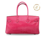 Birkin JPG Shoulder 42 Shiny Rose Tyrien Pororus Croco handbags
