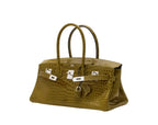 Birkin JPG Shoulder 42 Shiny Vert Anis Porosus Croco handbags