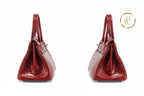 Birkin SAC JPG 42 I Shoulder Mat Rouge H Croco Palladium handbags