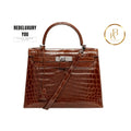 Kelly 28 Havane Crocodile