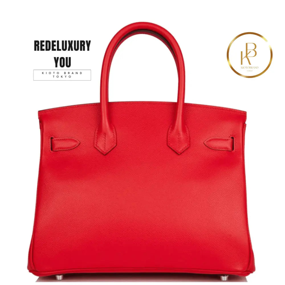 Birkin 30 Rouge De Coeur Epsom