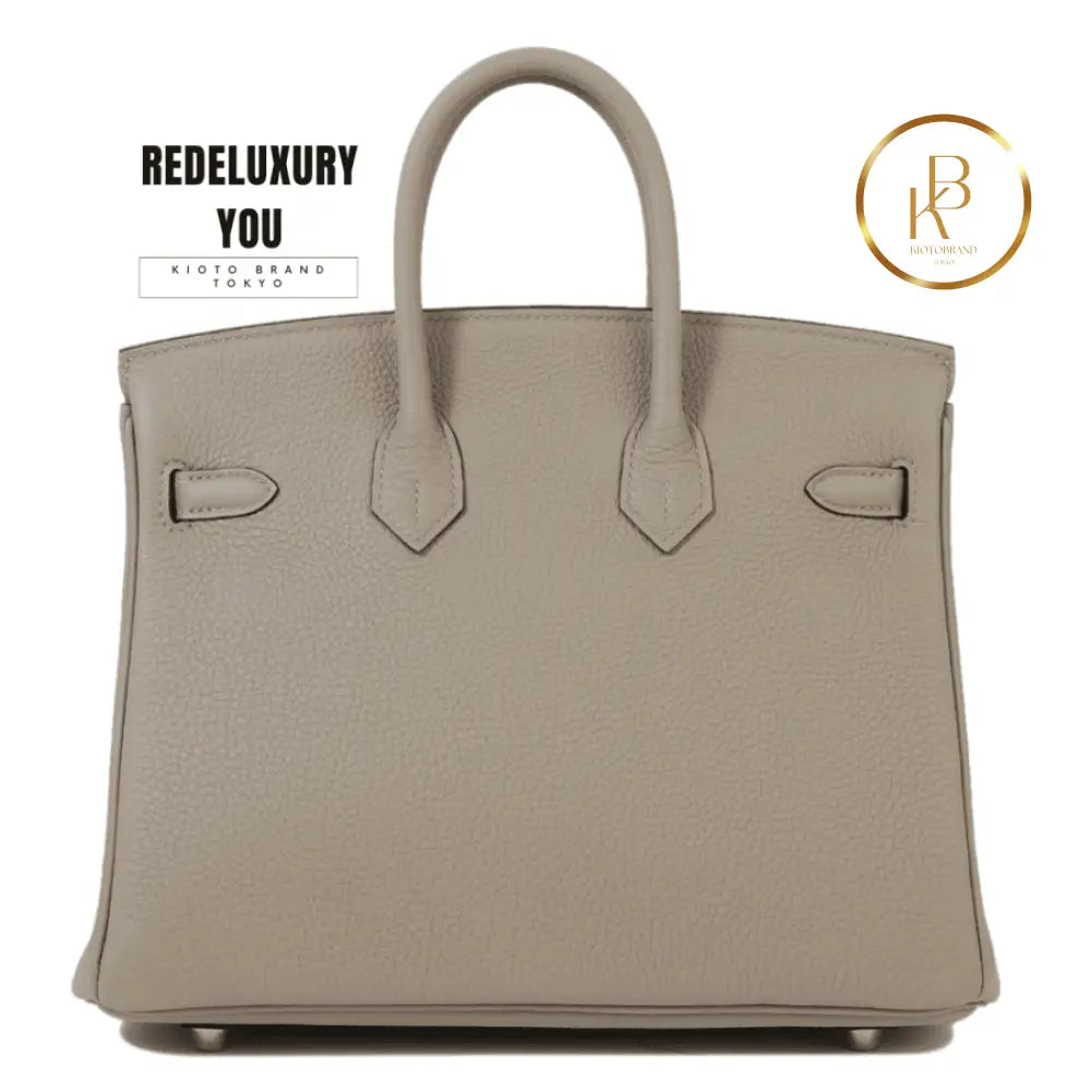 Birkin 25 Gris Tourterelle Togo