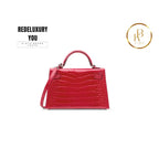 Kelly 20 Mini Shiny Rose Extreme Alligator