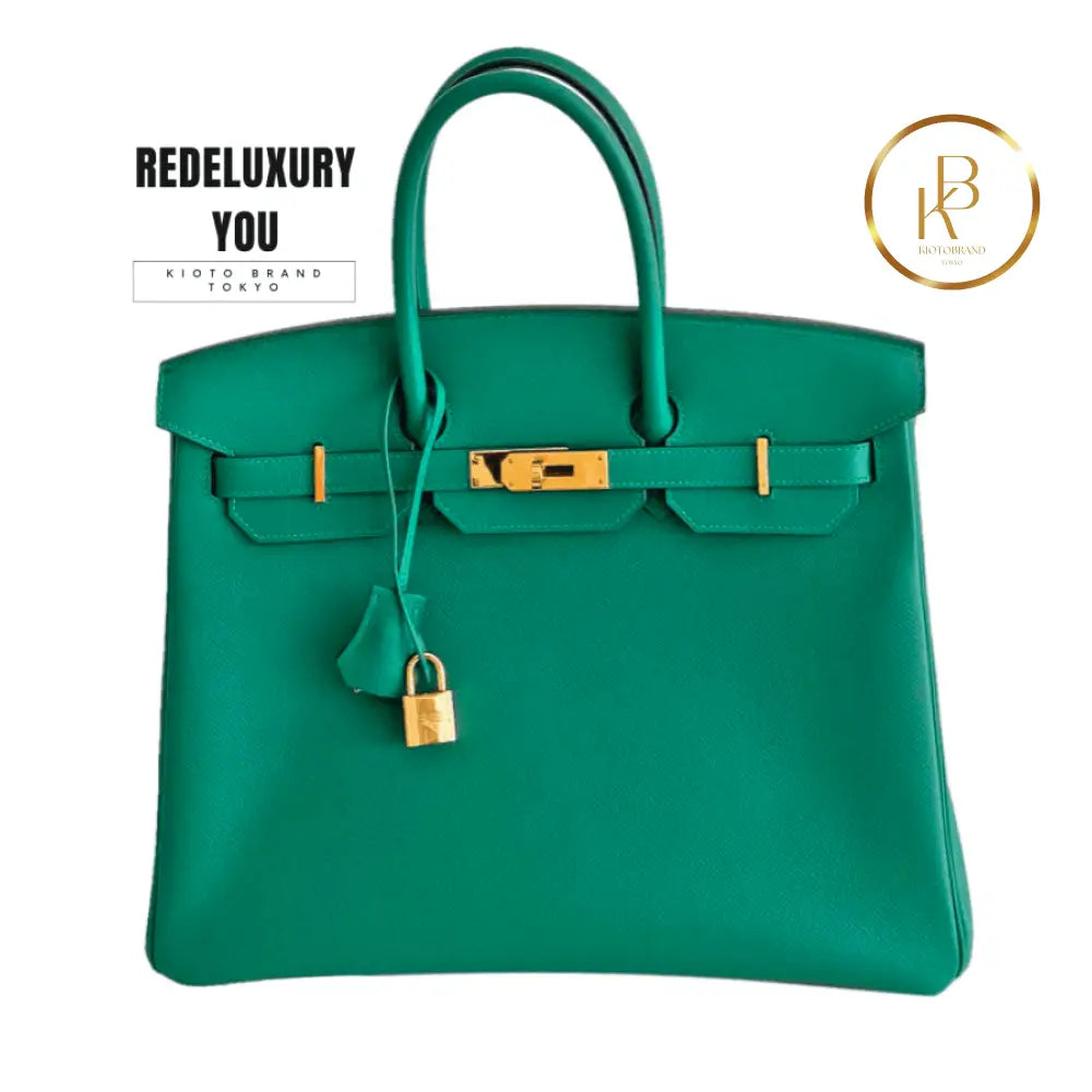Birkin 25 Vert Vertigo Epsom