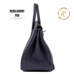 Birkin 25 Blue Nuit Togo Gray (Special Order)