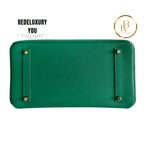 Birkin 25 Vert Vertigo Epsom