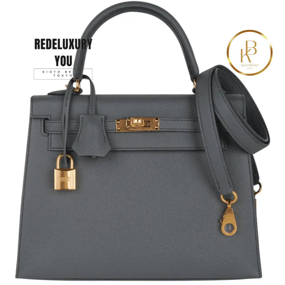 Kelly 25 Sellier Vert Amande