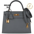 Kelly 25 Sellier Vert Amande