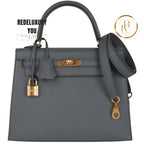 Kelly 25 Sellier Vert Amande