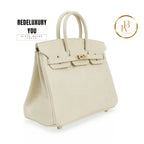 Birkin 25 Blanc Casse Lizard