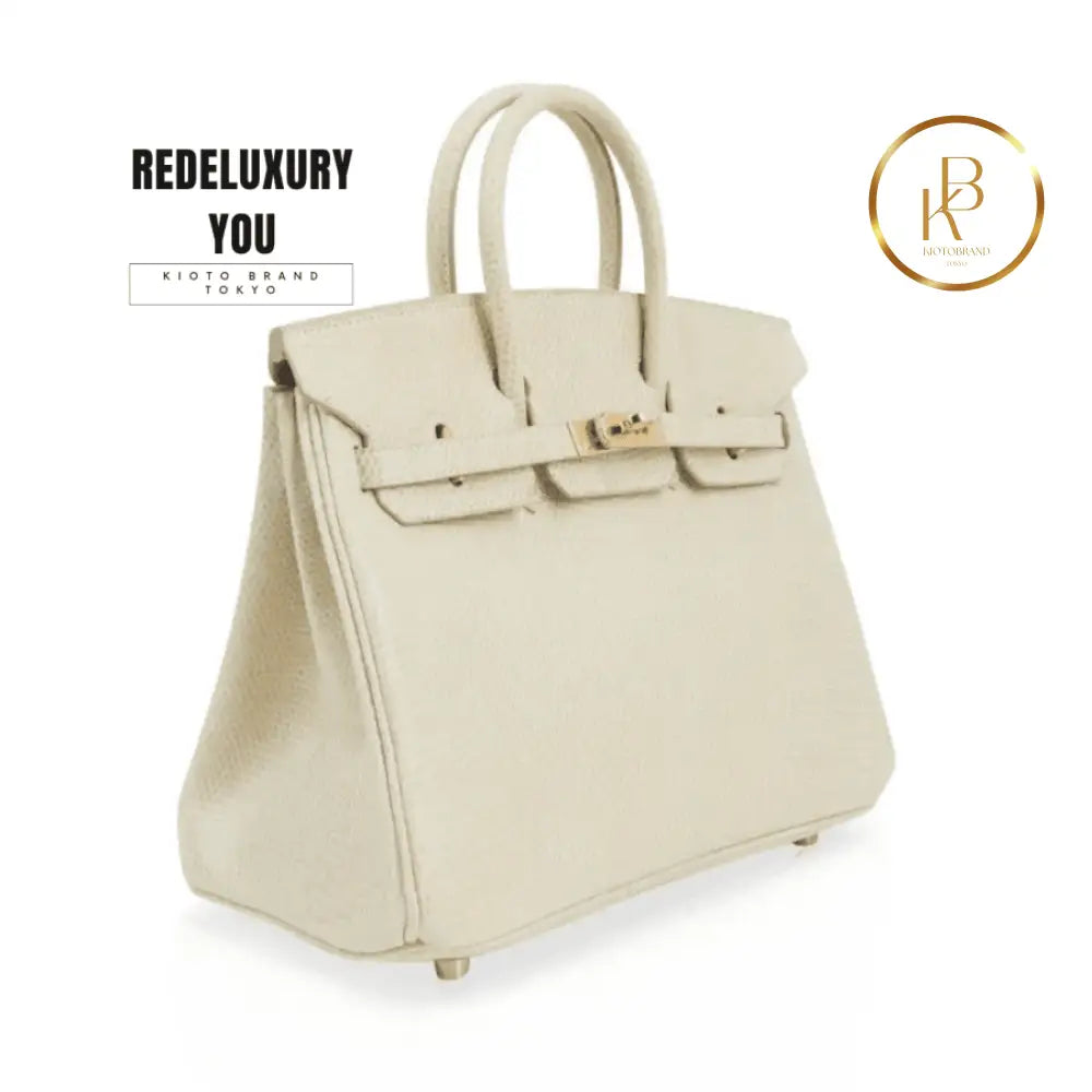 Birkin 25 Blanc Casse Lizard