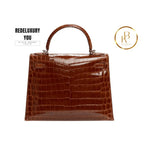 Kelly 28 Havane Crocodile