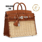 Birkin 25 Barenia & Osier Picnic (Limited Edition)