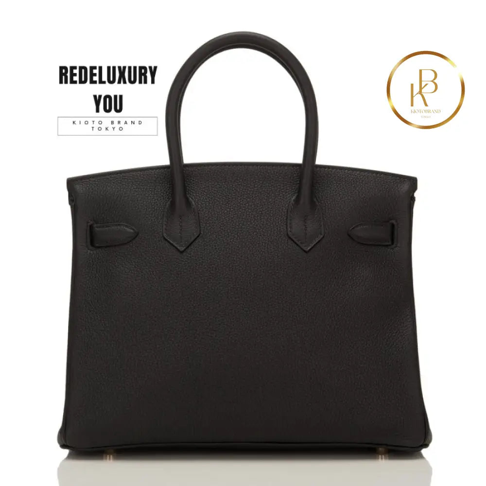 Birkin 30 Black Epsom Gold