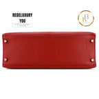 Kelly 32 Rouge Garance Chevre
