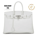 Birkin 35 White Epsom Leather