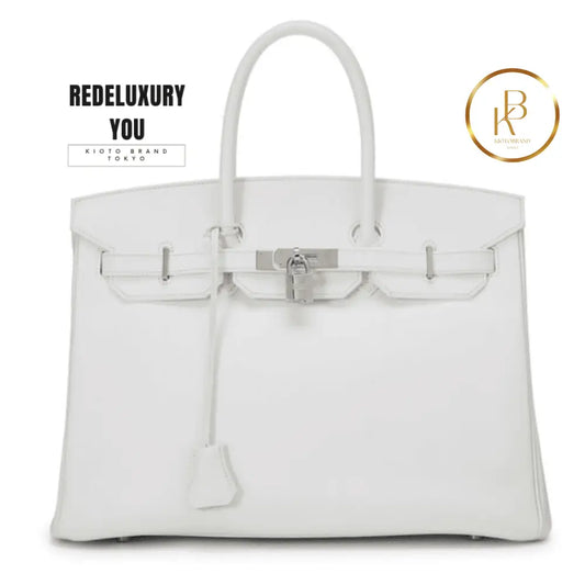 Birkin 35 White Epsom Leather