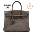 Birkin 30 Etain Ostrich 2022