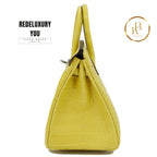 Birkin 25 Mimosa Matte Alligator