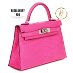 Kelly 20 Mini Ii Sellier Rose Matte Alligator
