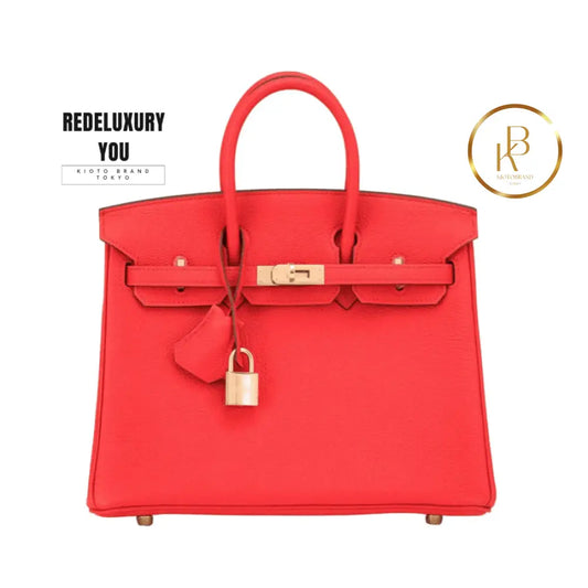 Birkin 25 Capucine Orange Red