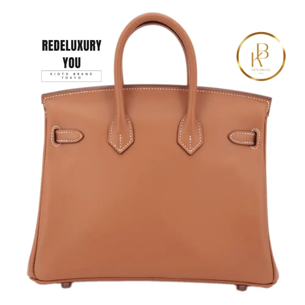 Birkin 25 Gold Jonathan Leather