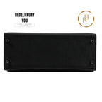 Kelly 28 Sellier Etoupe & Black Epsom