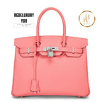 Birkin 30 Rose Azalee Epsom