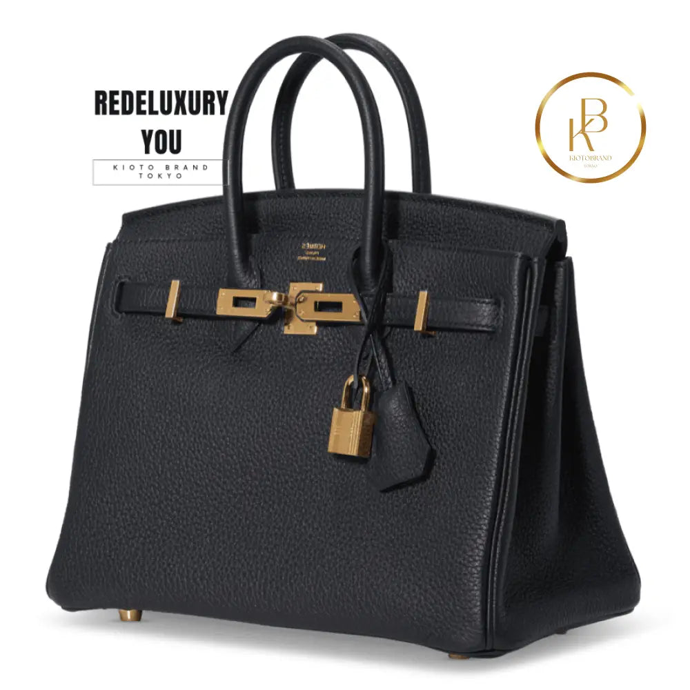 Birkin 25 Black Togo Ghw