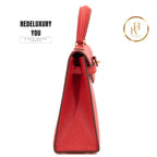 Kelly 15 Micro Sellier Rouge Courchevel