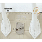 Birkin 20 Faubourg Matte Alligator White