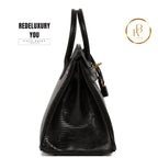 Birkin 25 Black Lizard Gold Hardware (Limited Edition)