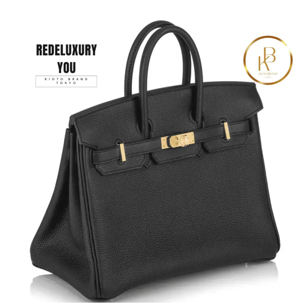 Birkin 25 Black Togo