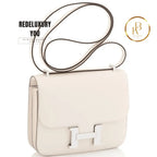 Constance Off White Epsom