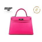 Kelly 28 Sellier Rose Tyrien Pink