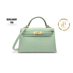 Kelly 20 Mini Ii Matte Vert Alligator