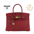 Birkin 30 Rubis Epsom