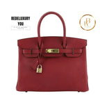 Birkin 30 Rubis Epsom