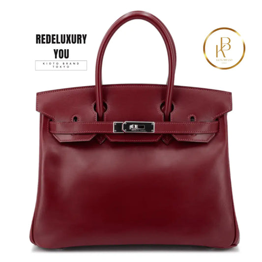 Birkin 30 Rouge Box Calf