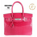 Birkin 30 Pink Crocodile Leather