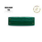 Kelly 20 Mini Ii Vert Emeraude Alligator