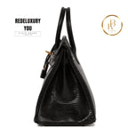 Birkin 25 Black Lizard Gold Hardware (Limited Edition)