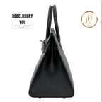 Birkin 25 Sellier Black Epsom Palladium