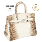 Birkin 30 Himalaya Matte Nile Croc