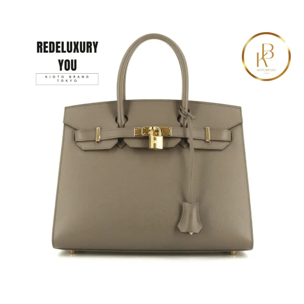Birkin 30 Grey Epsom